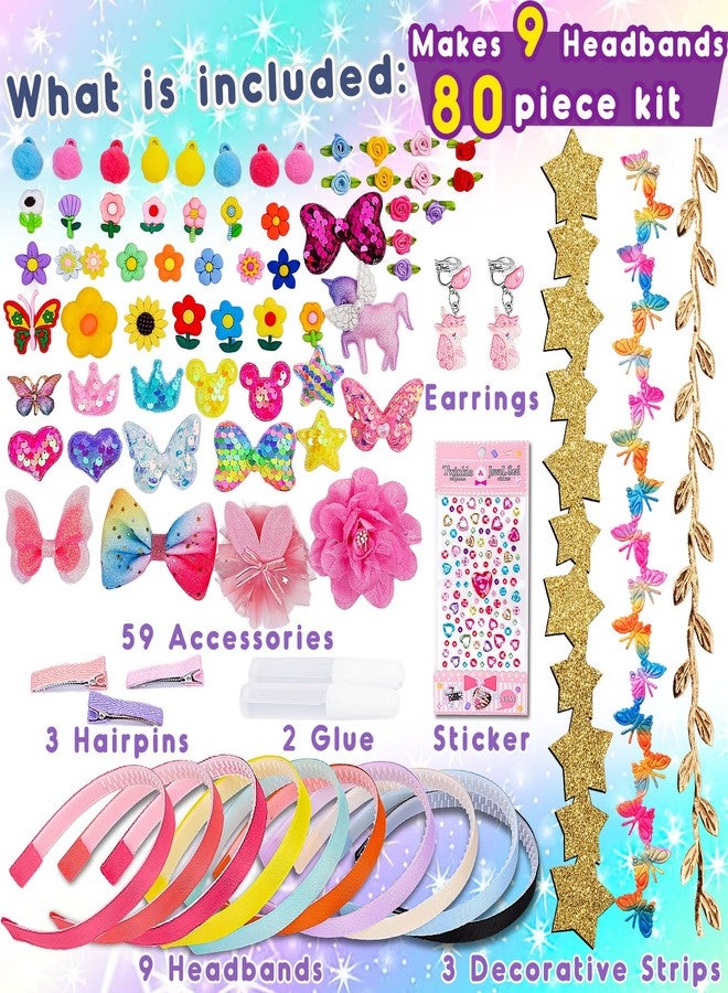 SUYUKI DIY Hair Accessories Kit - Make Your Own Fashion Headbands for Kids 4-12 - Image 2
